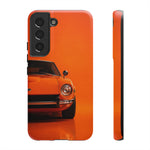 Orange 240Z Phone Case, Classic 70s JDM Sports Car Cover