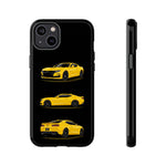Yellow Camaro SS Muscle Car Phone Case Tough Multi View Print