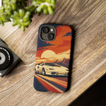Retro Sunset Countach phone case | Sports car tough cover