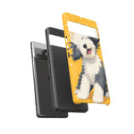 Sheepdog Hair Flip Phone Case Funny Dog Lover Gift
