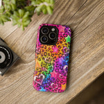 Rainbow Leopard 90s Tough Phone Case