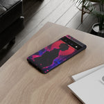 Neon Geisha Silhouette Phone Case | Tough Cover