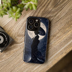 Geisha Parasol Moonlight Art Tough Phone Case