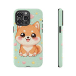 Shiba Inu Kawaii Chibi Smile Pet Dog Art Tough Phone Case