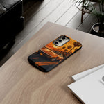 Orange Corvette C3 Stingray Sunset Palms Phone Case