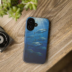 Amberjack School Phone Case, Open Water Sunlight Tough Cover