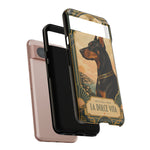 Doberman Art Deco 'La Dolce Vita' Phone Case | Vintage Dog Design