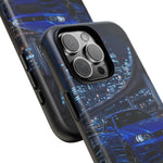 Skyline GT-R R34 Bayside Blue Tokyo Night Art Tough Phone Case