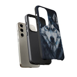 Siberian Husky Geometric Diamond Art Tough Phone Case