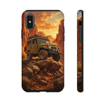 Land Cruiser FJ40 Classic 4x4 Red Rock Canyon Art Tough Phone Case