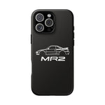 MR2 White Side Silhouette JDM Tough Phone Case Cover Gift