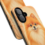 Pomeranian Tiny Fox Fluffy Art Tough Phone Case
