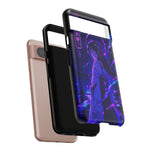 Neon Shrine Maiden phone case | Tough Case, anime vaporwave