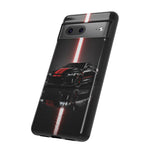 Camaro ZL1 Phone Case, Black Red Racing Stripe Studio Cover, Gift