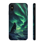 Husky Dog Aurora Watch Tough Phone Case