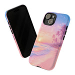 Pastel Beach Sunset Haze Vaporwave Art Tough Phone Case