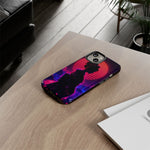 Neon Geisha Silhouette Phone Case | Tough Cover