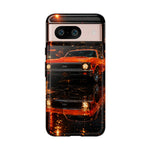 69 Nova SS Phone Case, Rainy City Night Muscle Car Tough Cover