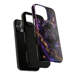 French Bulldog Galaxy Marble Art Tough Phone Case
