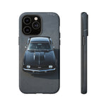 1969 Camaro SS Black Overhead Tough Phone Case Cover Gift Art