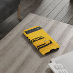 Yellow Miata Phone Case, NA Roadster 90s JDM Legend Cover
