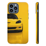 Yellow C6 Z06 Corvette Studio Tough Phone Case