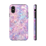 Rhinestone Sparkle Phone Case, Pastel Gradient Cover