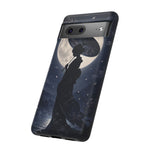 Geisha Parasol Moonlight Art Tough Phone Case