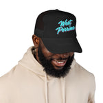 West Perrine Miami Trucker Hat Retro Script Snapback Neon Pastel South Florida Streetwear Cap