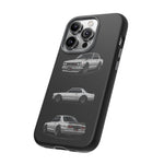 Silver Hakosuka Skyline Classic Sports Car Tough Phone Case for JDM Fans