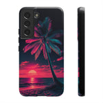 Retro 80s Trichrome Vaporwave Phone Case – Three-Color Aesthetic
