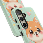 Shiba Inu Kawaii Chibi Smile Pet Dog Art Tough Phone Case