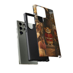 Corgi Royal Guard phone case | Cute British corgi soldier illustration