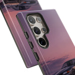 Sunset Skyline GT-R R32 phone case | car reflection, purple dusk