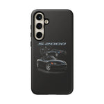 Black S2000 Roadster Collage JDM Tough Phone Case Cover Gift