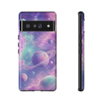 Pastel Galaxy Planet Vaporwave Art Tough Phone Case