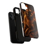 Burmese Golden Sable Portrait Art Tough Phone Case