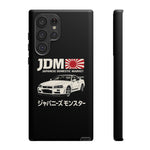 R34 Skyline GT-R JDM Rising Sun Tough Phone Case Cover Gift