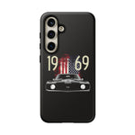 1969 Camaro SS American Flag Tough Phone Case Cover Gift Art