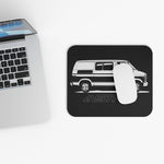 1985 Chevy Astro Van illustration Mouse Pad | Retro Camper Vans