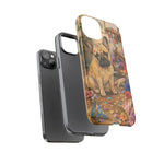 Guilty French Bulldog Phone Case, Confetti Watercolor Cover