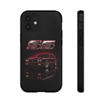 Red SS Muscle Car Monte Carlo phone case | Classic Chevy design