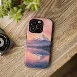 Mount Fuji Dawn Reflection Art Tough Phone Case