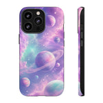Pastel Galaxy Planet Vaporwave Art Tough Phone Case