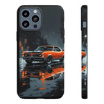 1966 GTO Orange Rainy City Tough Phone Case Cover Gift Art