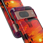Basketball Court Sunset Phone Case | Tough Phone Case