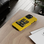 1969 Camaro Z28 Yellow Front View Muscle Car Tough Phone Case