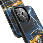 Yellow Chevelle SS Lightning Tough Phone Case Cover Gift Art