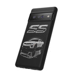 White SS Camaro reflection phone case | Car muscle car phone case