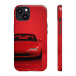 Red Miata Phone Case, NA MX5 90s JDM Roadster Tough Cover